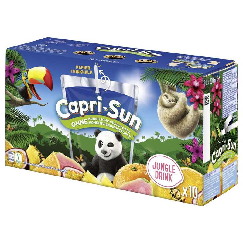 Capri Sun Jungle Drink 10x 0, 2l (2 L)