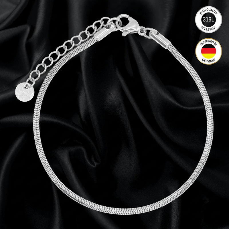 Bracelet For Women - Silvery-colored - Waterproof