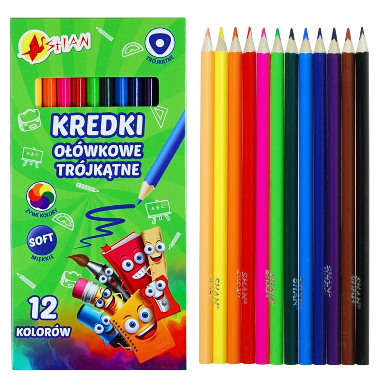 Mix – Triangular Pencils, 12-pack