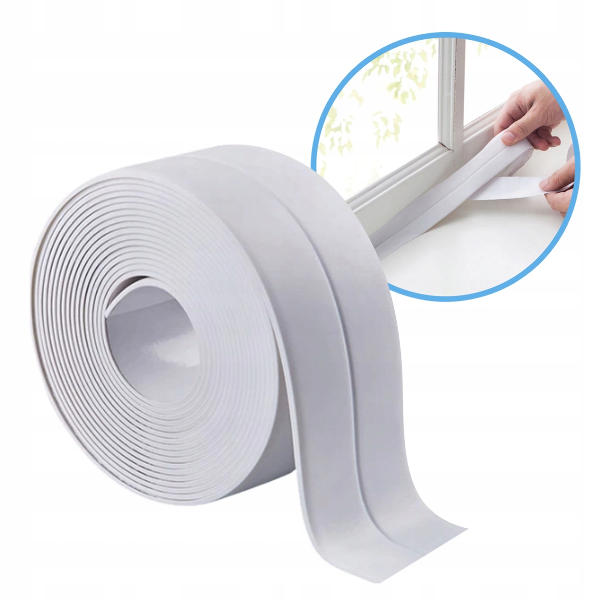 TEMU Cinta de para bañera, de ducha y lavabo 3.2 m x – de humedad flexible, impermeable y duradera, ideal para cocina y baño, resistente a productos
