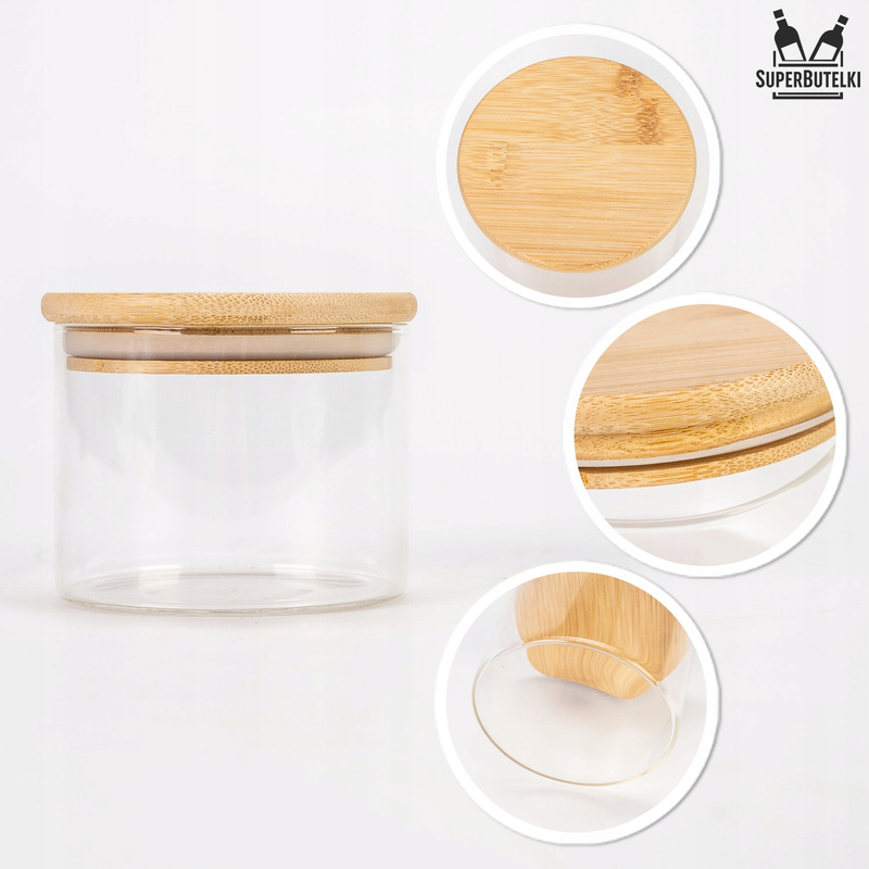 Spice Container, Glass for Storing Food 390 Ml - Kitchen Jar for Sugar, Tea, Loose Products Spice Container, Glass for Storing Food 390 Ml - Kitchen Jar for Sugar, Tea, Loose Products
