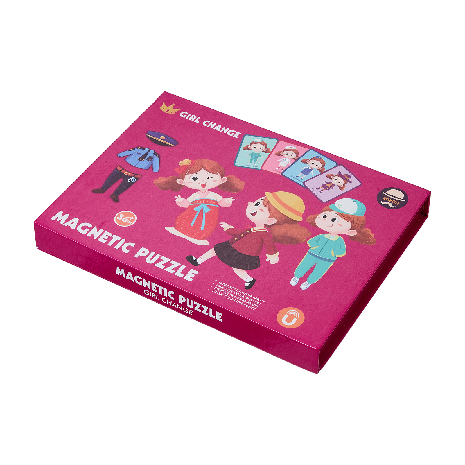 Dress-Up Themed Magnetic Puzzle Gift Box Set