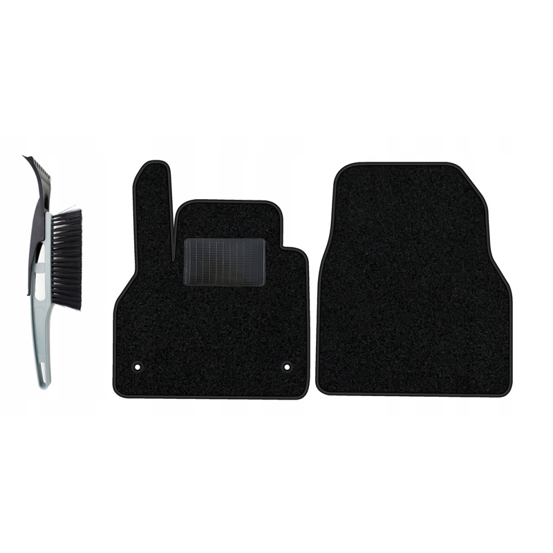 TEMU Velour Floor Mats Complete Set Fitting Renault Ii 2008-2021 2 Seats