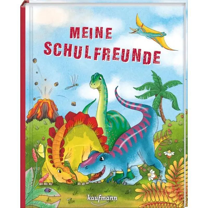 Image of My School - Book - Dinosaurs - Julia Gerigk - Friendship Book For School / My School For Girls And Boys - 80 Pages - German - 2022 - Kaufmann Ernst Publishing Gmbh - Ean 9783780664396