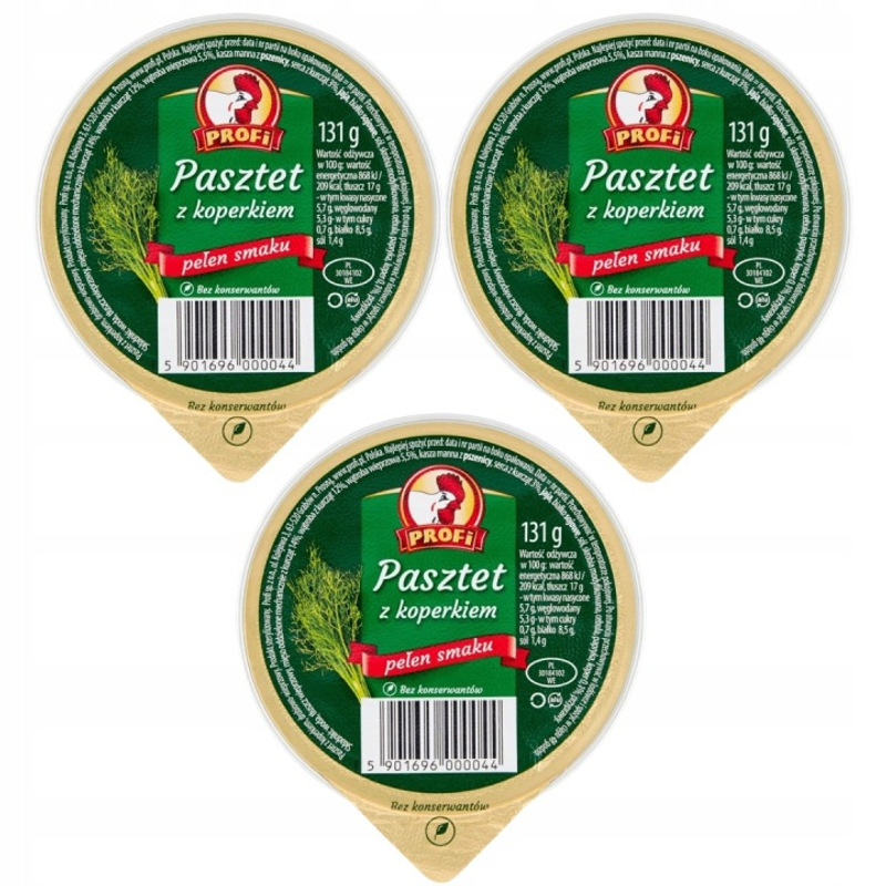 Image of Profi Pâté With Capers 131 G X 3pcs