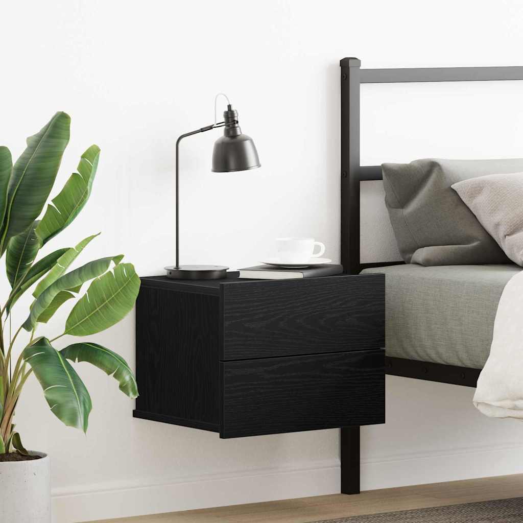 Image of Nightstand Look 40 X 30 X 30 Cm Wood Material, Bedside Table For Bedroom, Rustic Storage Shelf, Decorative Organizer, Space-saving Table