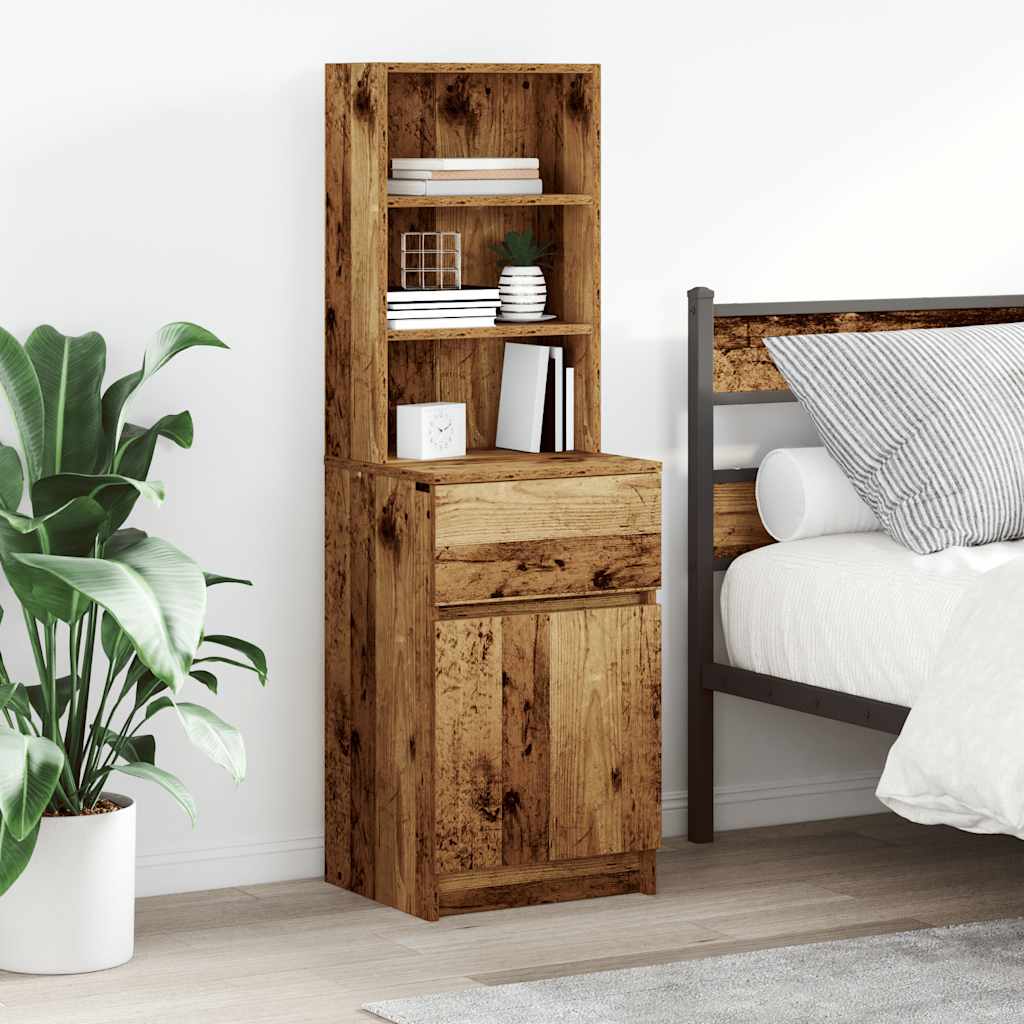 Image of Vidaxl Nightstand Nightstands Night Cabinet Night Console Bedroom Furniture Side Table Night Drawer Nightstand Cabinet Bed Cabinet Bedroom Cabinet