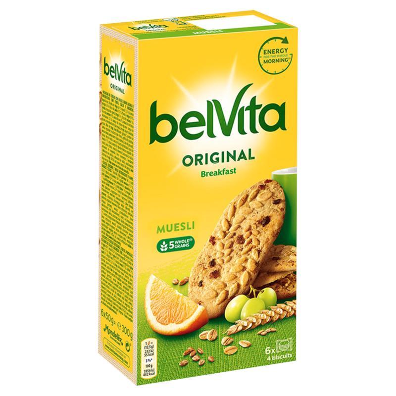 Belvita Grain Biscuits With Muesli In Orange Flavor - 300 G