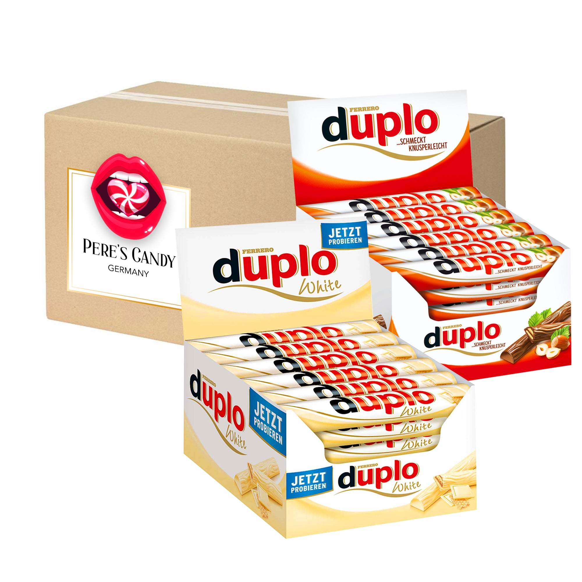 Ferrero Duplo 40erpack + Duplo White 40erpack