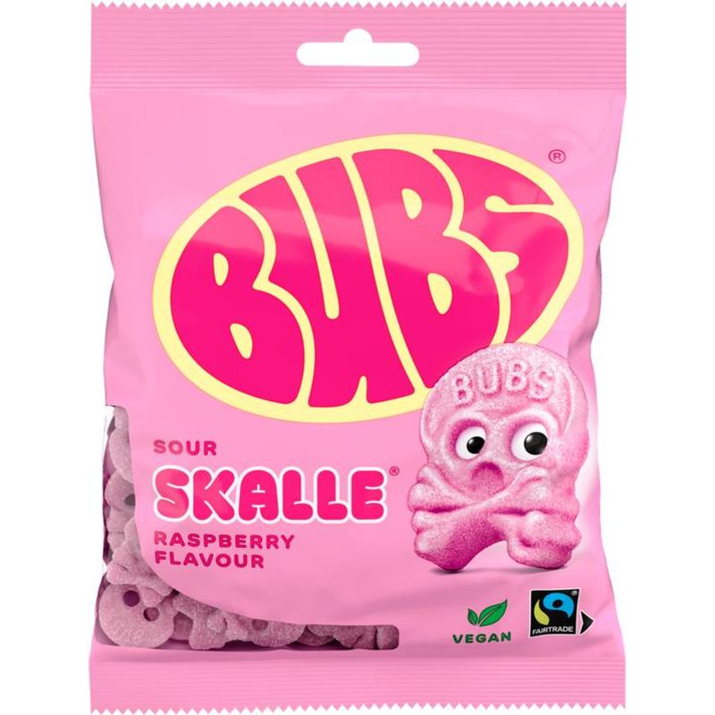 Image of Bubs Raspberry Skalle 90g