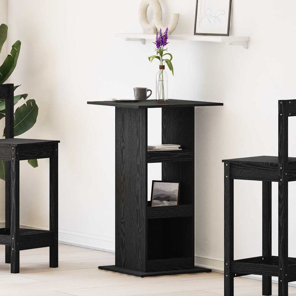 Bar Table 60 X 60 X 100 Cm Wood Material -optic, Modern Bar Table, Rectangular, Chic Furniture For Indoors, Functional Dining Area For Small Spaces, Wood Material