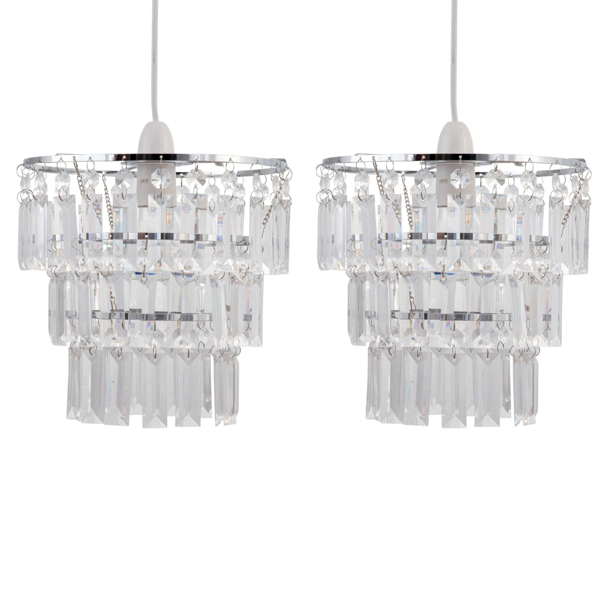 TEMU Set Of 2 3 Tier Acrylic Shades