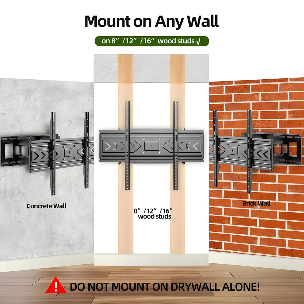 TV Wall Mount, Compatible with Most 32-70 inch TVs