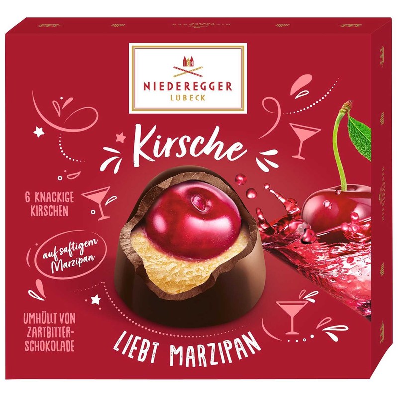 Image of Niederegger Cherry On Marzipan 108g