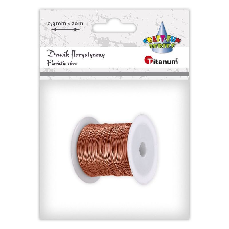Flower Wire 0.3mm X 20m, Copper Titanium