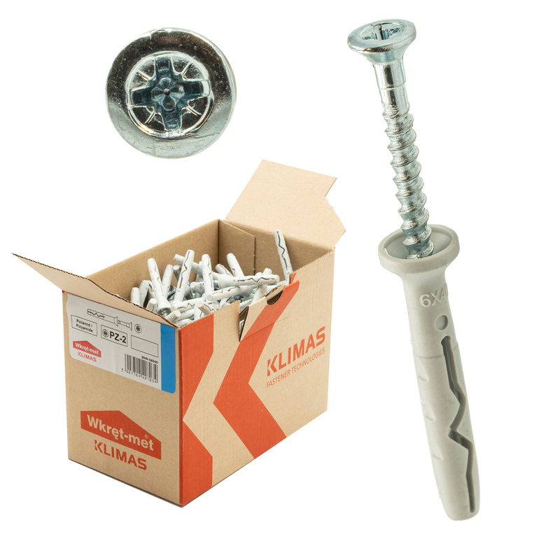 TEMU Évidements à clous Impact Anchors 6 x , 200 pcs