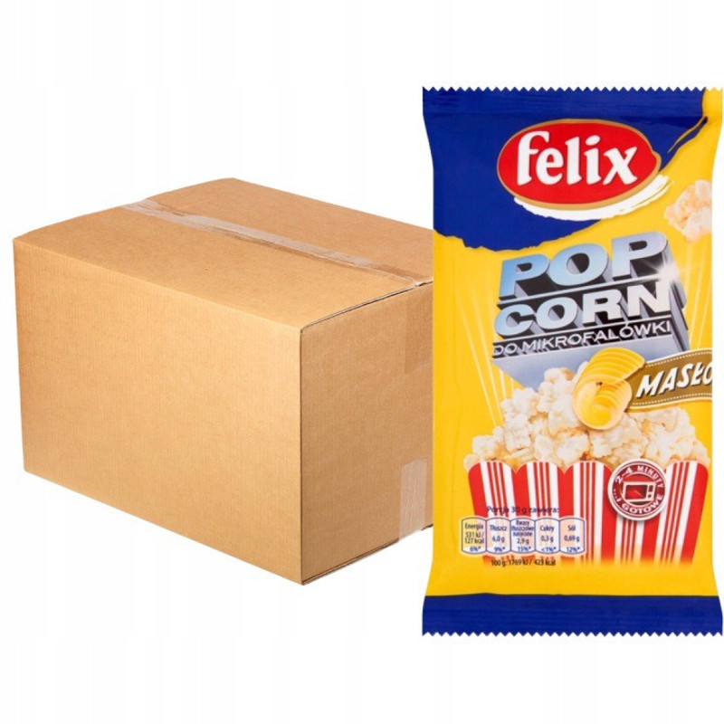 Happy Popcorn For Microwave With Butter Flavor 90g X 24pcs
