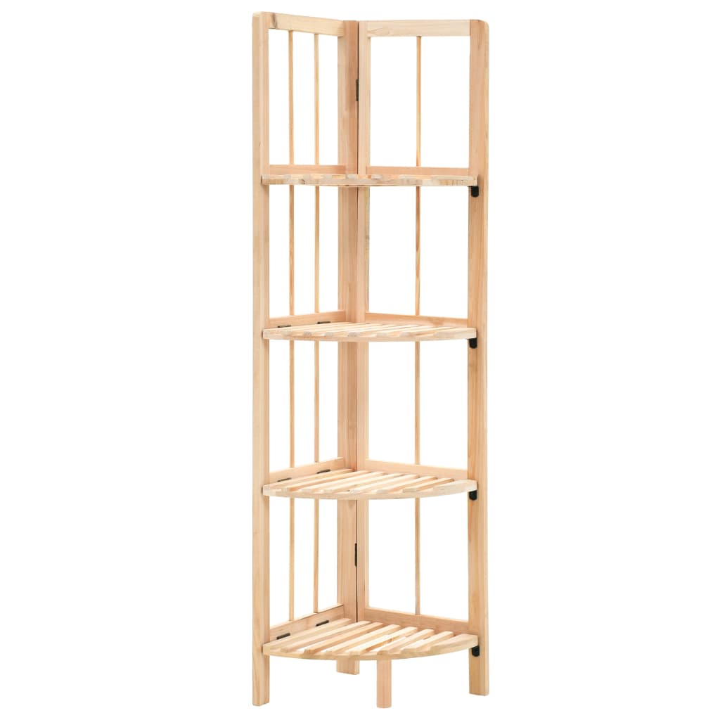 Image of Vidaxl Cedar Shelf Kitchen Shelf Bookcase Wall Shelf Freestanding Shelf