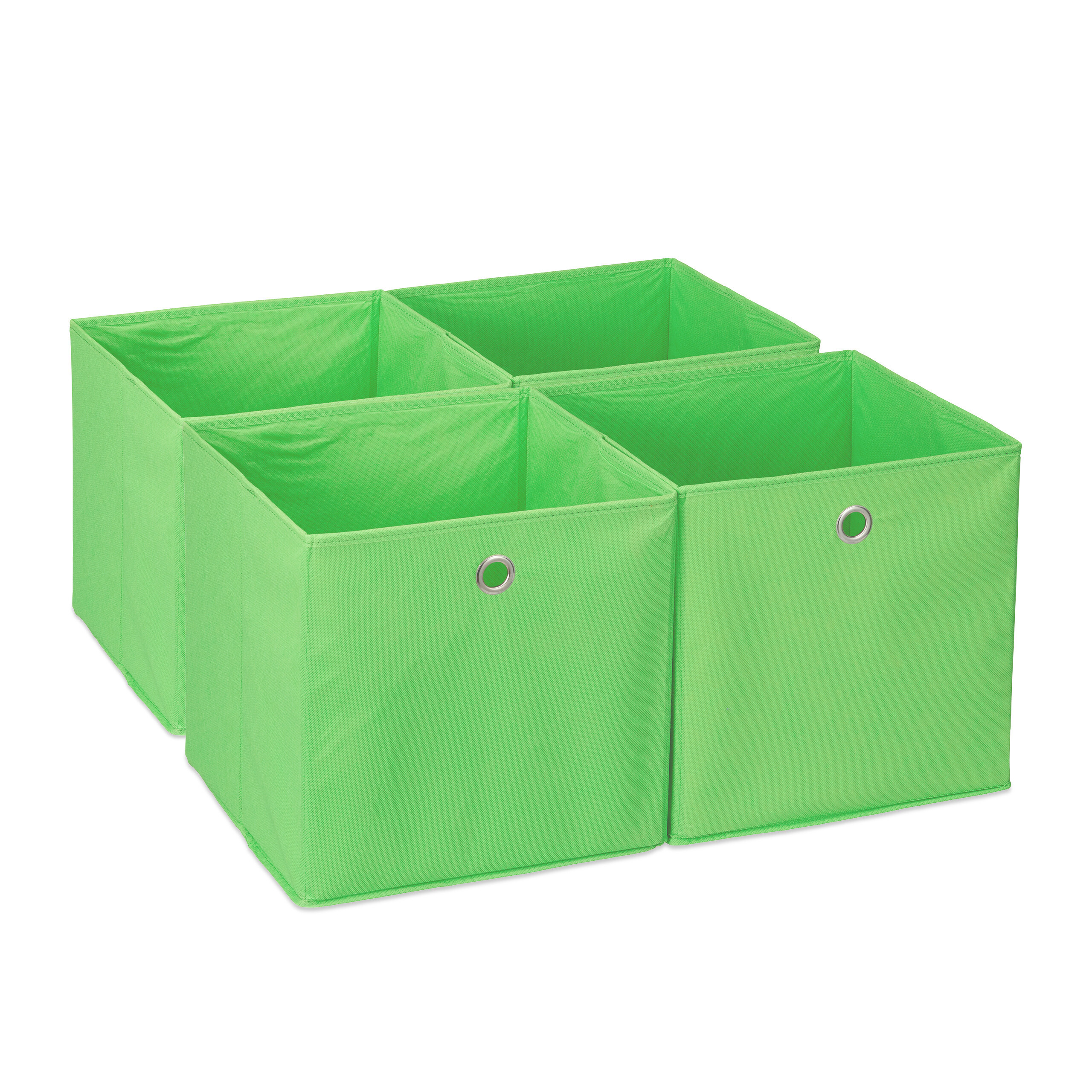 4 X Storage Box - (w)30 X (h)30 X (d)30 Cm