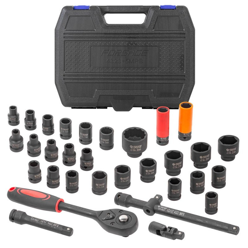 Set Of 1/2" Impact Socket Keys 32pcs