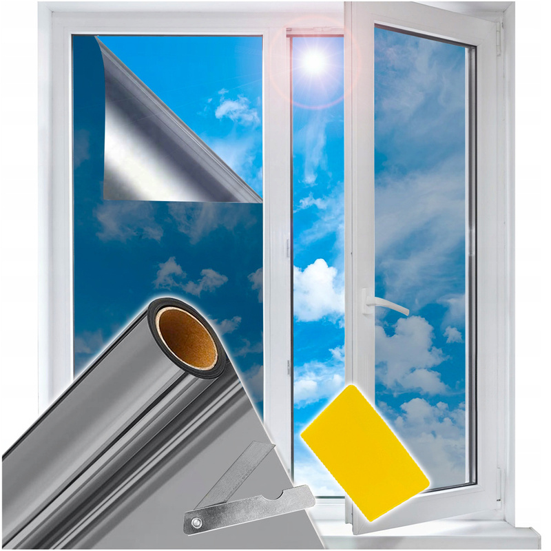 TEMU Film Isolant Thermique Anti-UV 300 × 75 cm, Film Teinté pour Fenêtres pour Maison, Bureau et Commerciaux, Réduit le de Chaleur en Été et la de