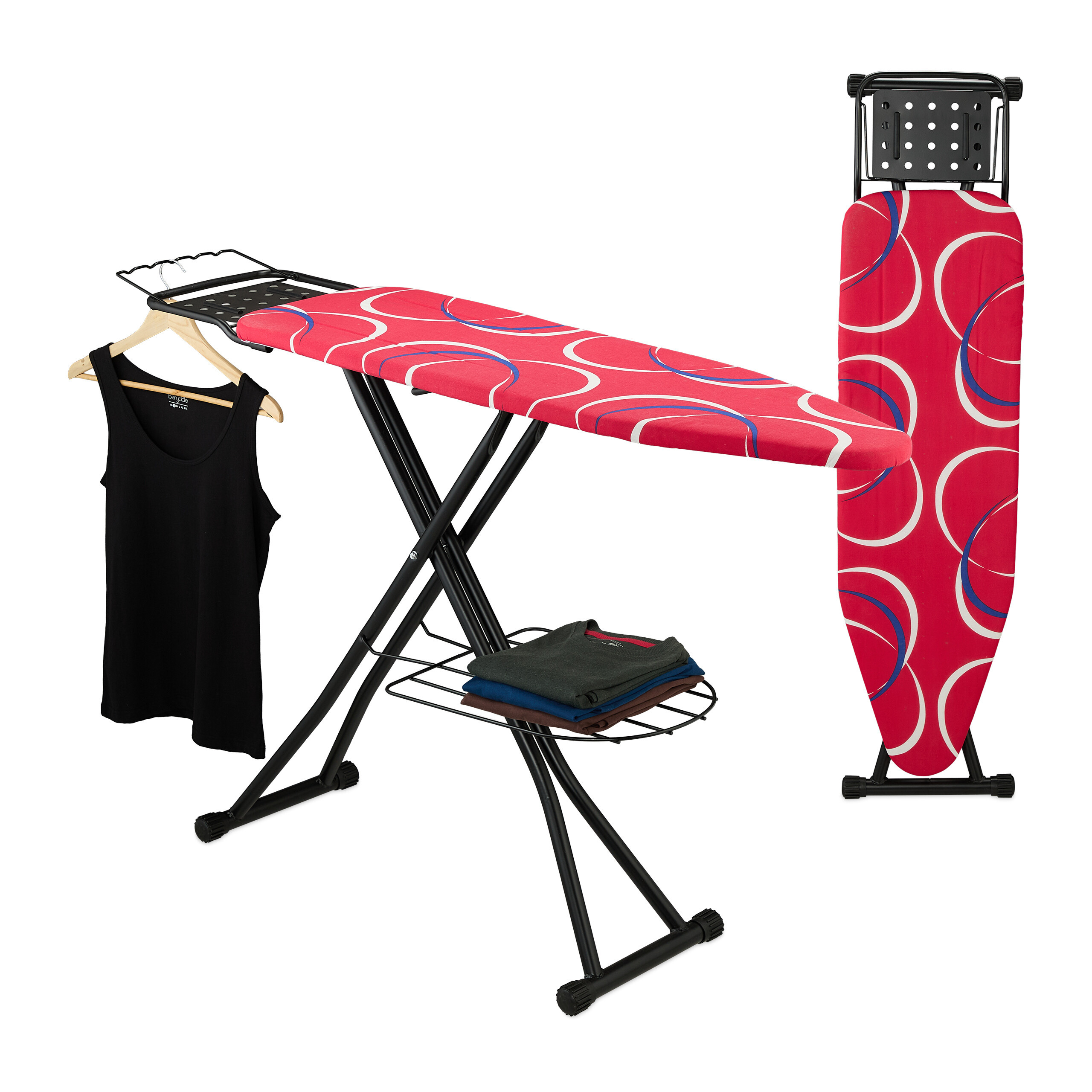 Ironing Board In Red - 110 X 33 Cm
