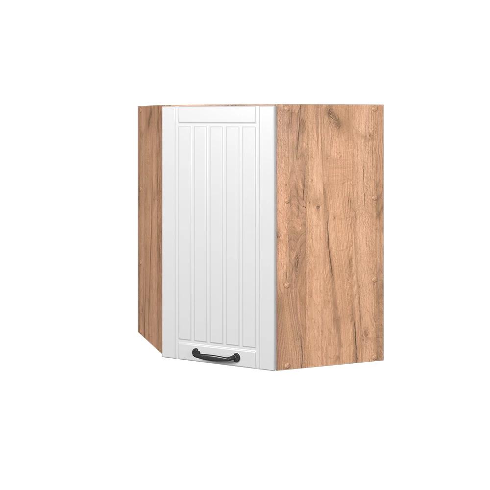 Fame-line Corner Hanging Cabinet, 57 Cm - Kitchen Corner Shelf, Hanging Kitchen Cabinet, Particle Board Kitchen Cabinet