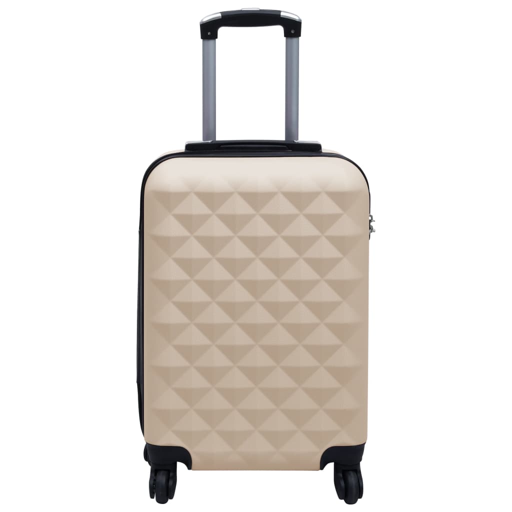 Mayfair Hardcase Trolley with Security Lock, Gold