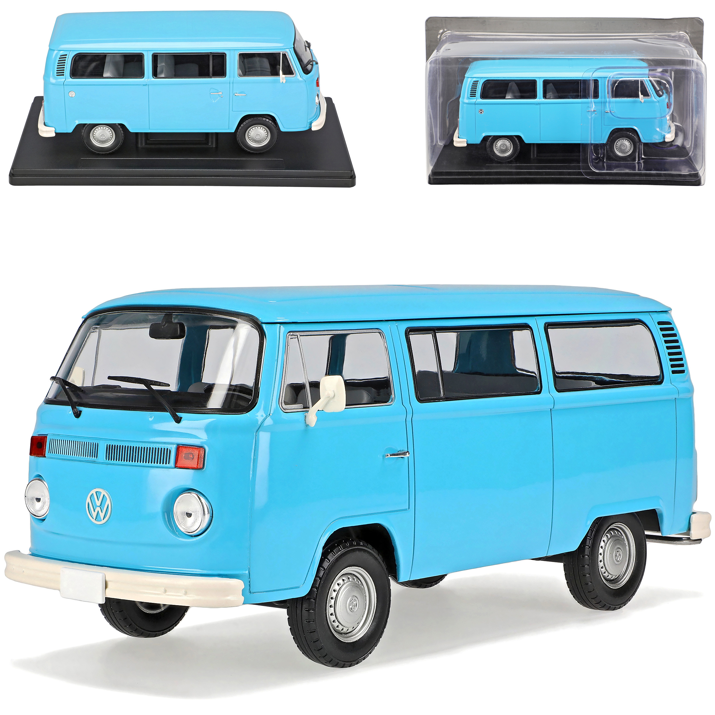 Vw Bus Passenger Transporter 1967-1979 With /24 Ixo Model Car Modellcarsonline Model Car