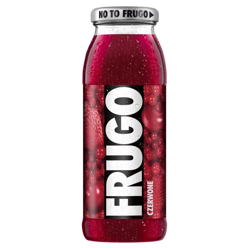 Frugo Red Multi-fruit Non-carbonated Drink With Strawberry, Cherry, And Red Currant Flavor 300 Ml
