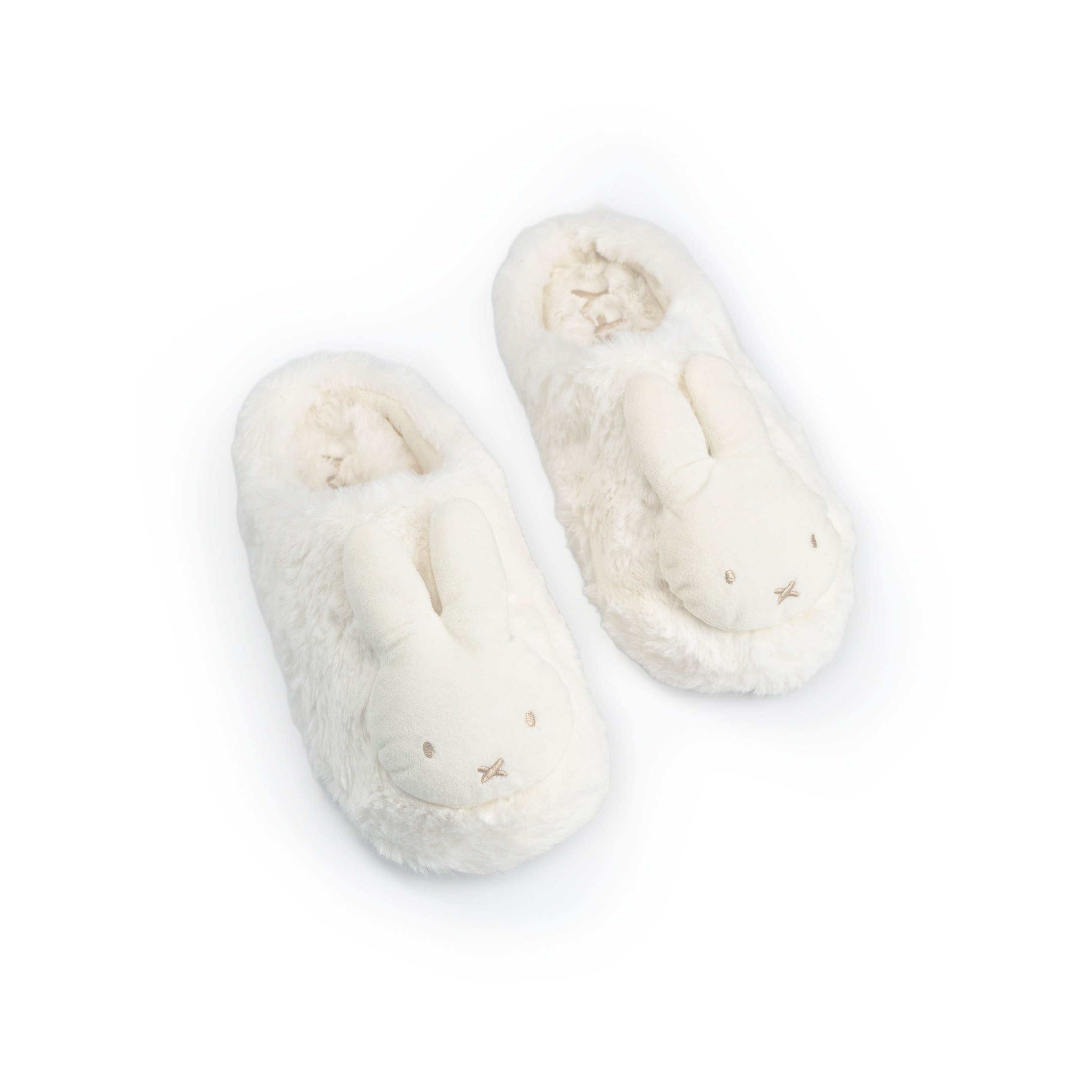 TEMU White 3d Character Face Mule Slippers | Fluffy Indoor Lounging Footwear For Women | Slippers With Cartoon Design | Merch