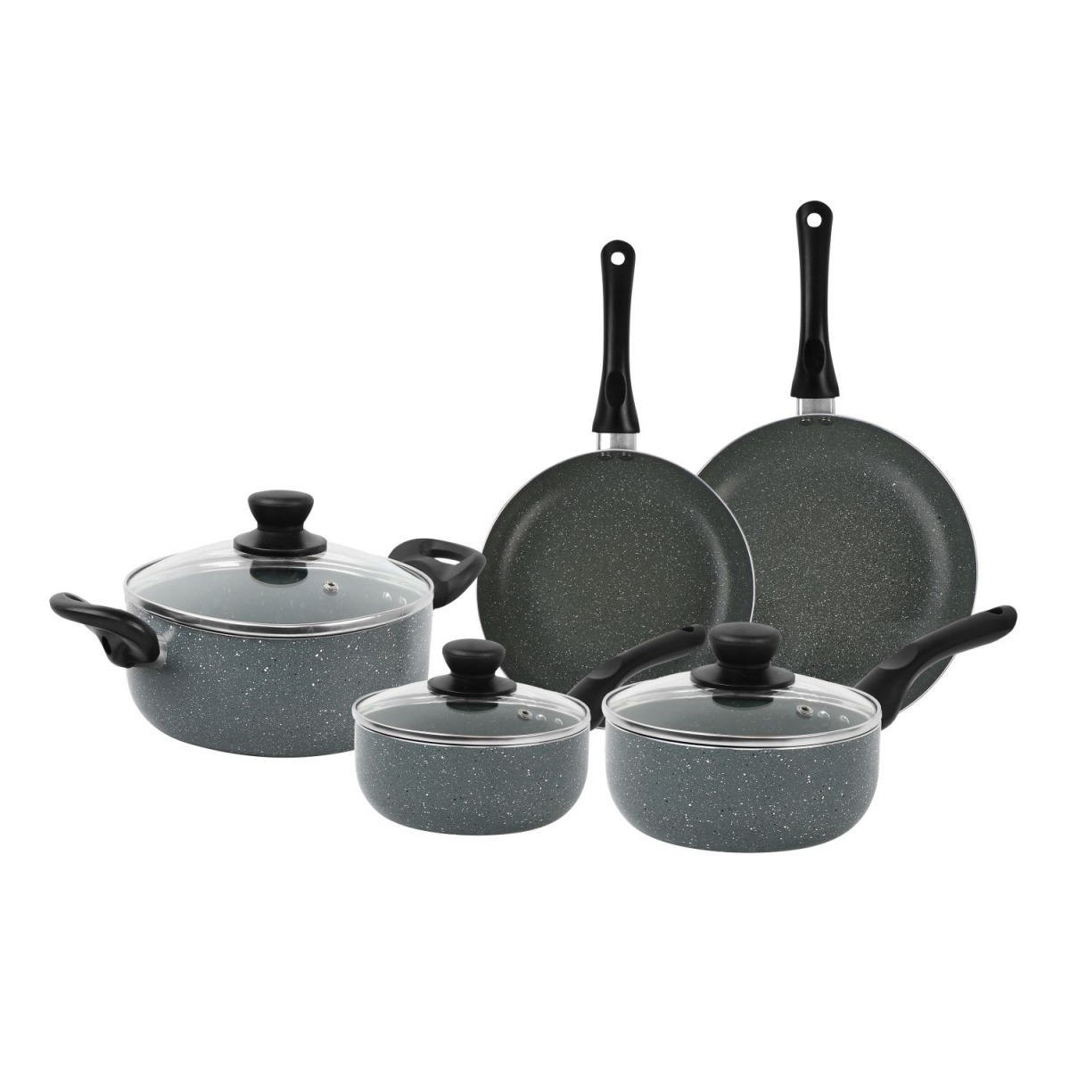 TEMU Velker - batteria da cucina a induzione 15 pezzi - kit pentole a induzione con rivestimento antiaderente a tutti cottura. Set pentole cucina