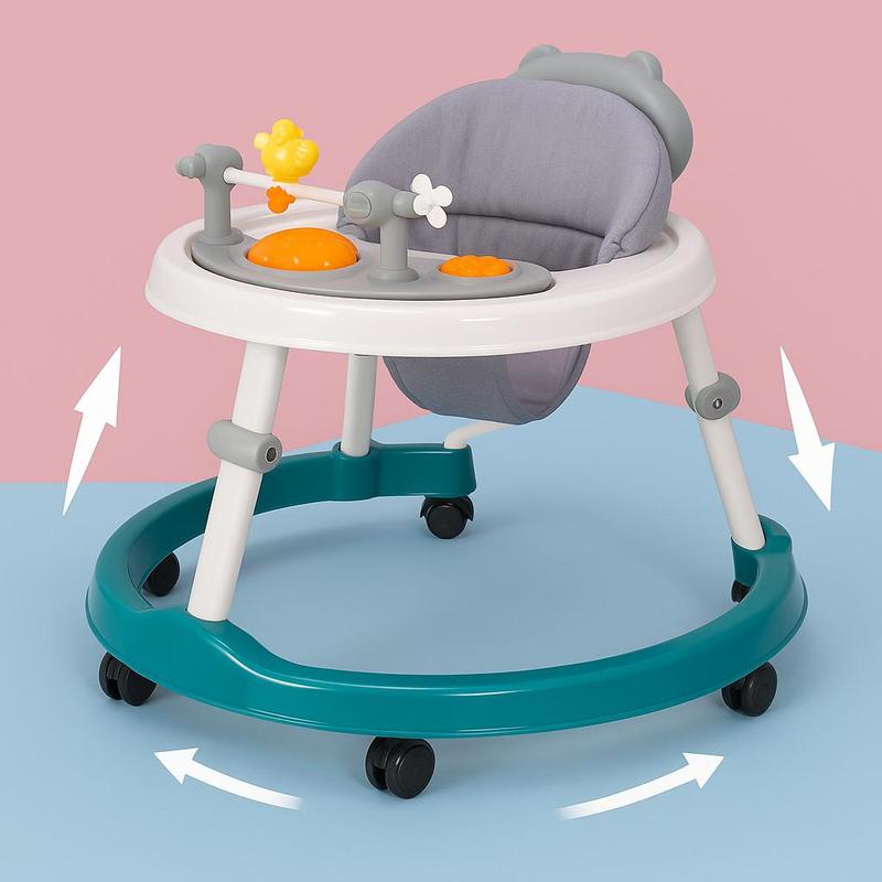 Musical Folding Stroller with Adjustable Height And Control Panel