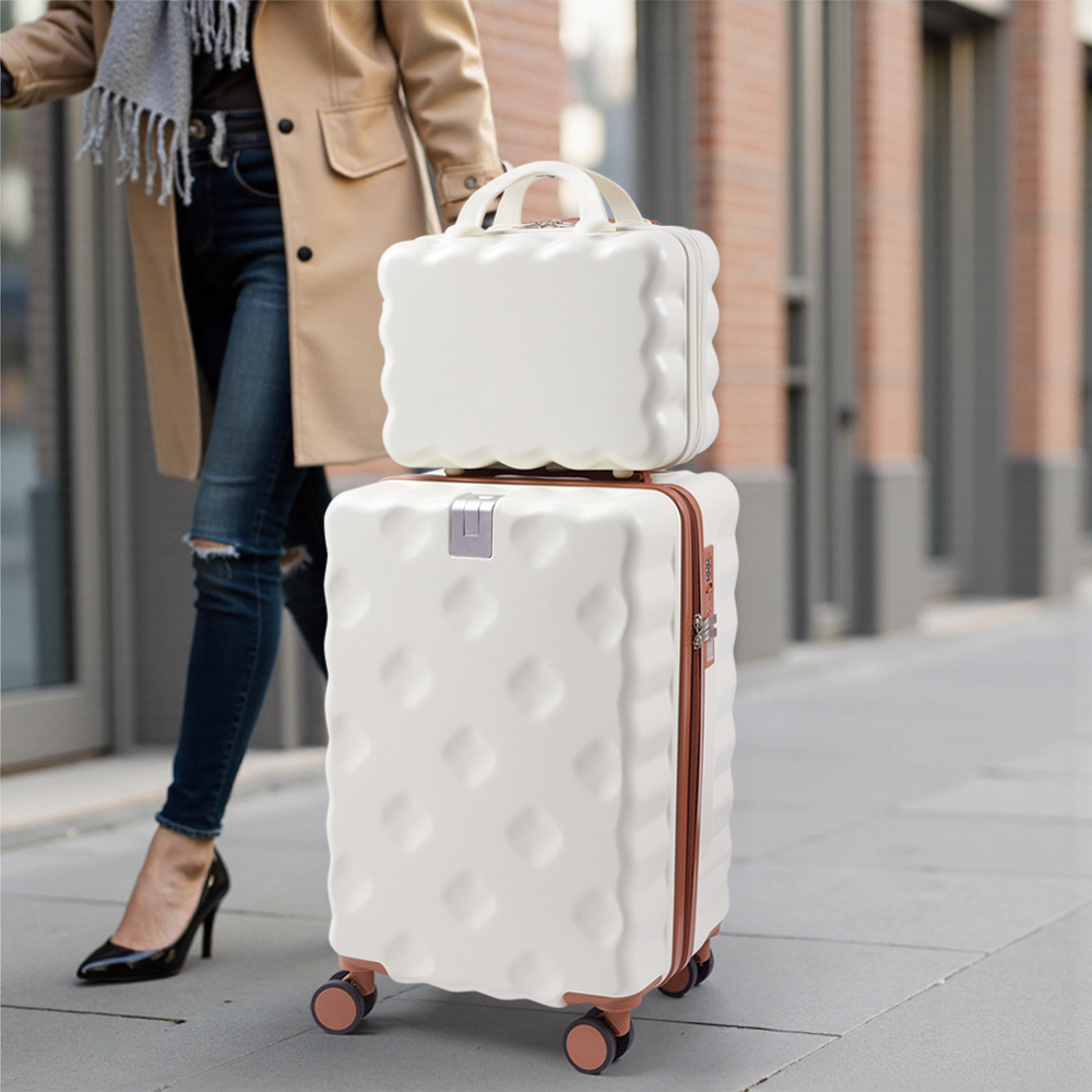 Hard Shell 2-Piece Luggage Set with TSA Lock