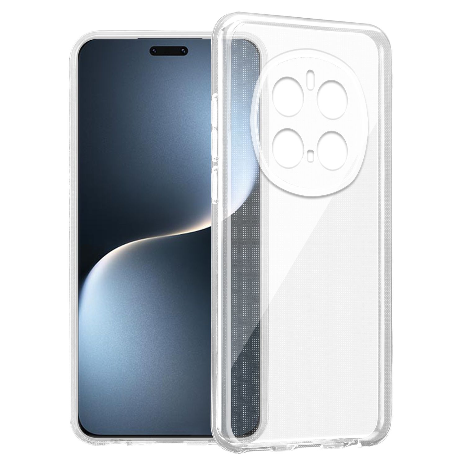 Case Compatible With Honor Magic 7 Pro, Flexible Tpu Silicone Back Case Cover, Transparent Phone Case
