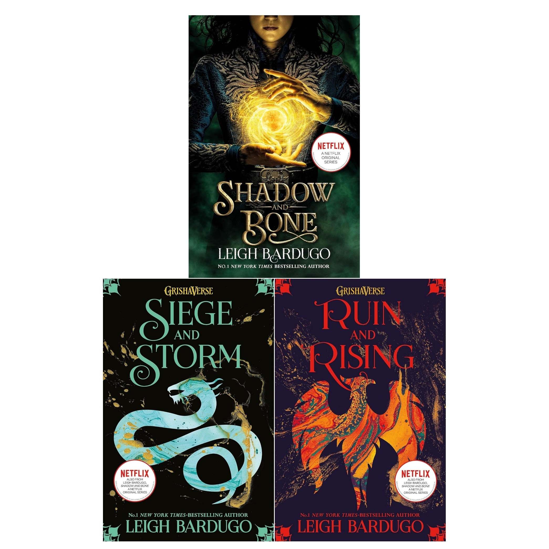TEMU Leigh Bardugo Grisha Series Shadow And Bone Trilogy 3 Books Set Collection - Shadow And Bone Netflix Series