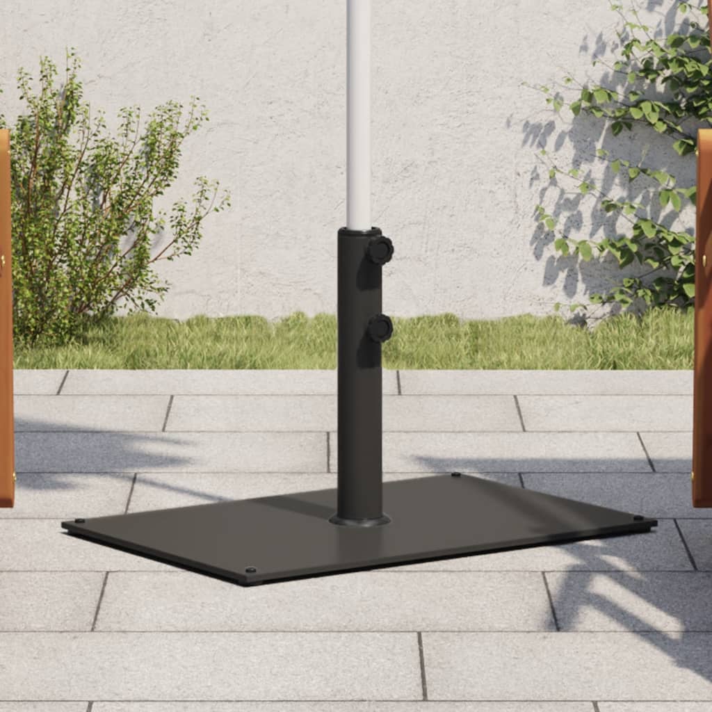 Vidaxl Parasol Stand For Ø32/38/48mm Pole, 15kg, Rectangular