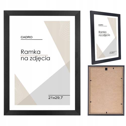 a4 black picture frame 21x30 cm for diplomas and photos 21x29 7