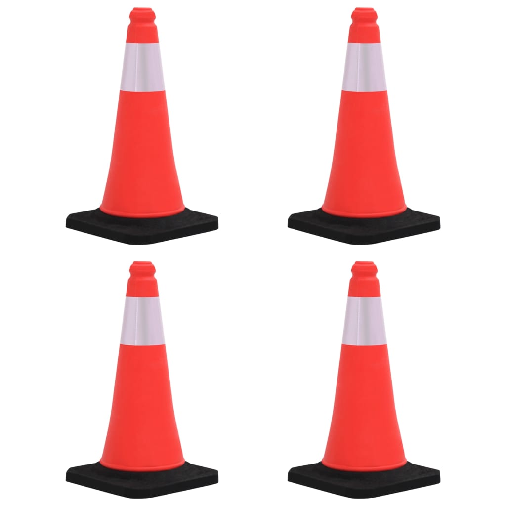 Vidaxl Reflective Traffic Cones With , Multiple Options