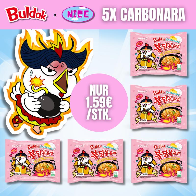 E-shop ???????????? 5x Buldak Carbonara Ramen