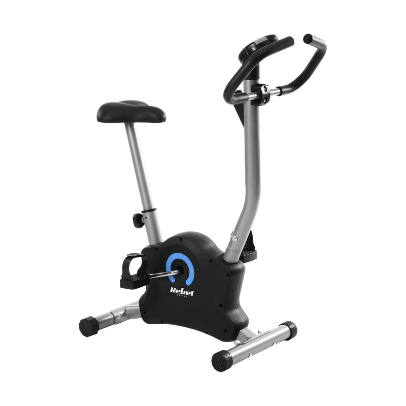 TEMU Active Mechanical Belt Stationary Exercise Bike With Lcd Display