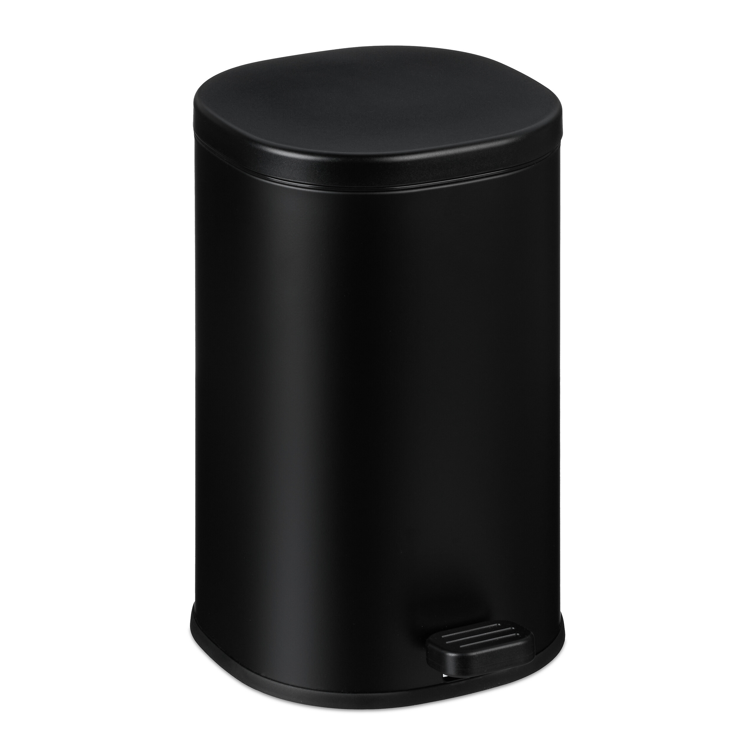 Black Bathroom Trash Can - 5 L
