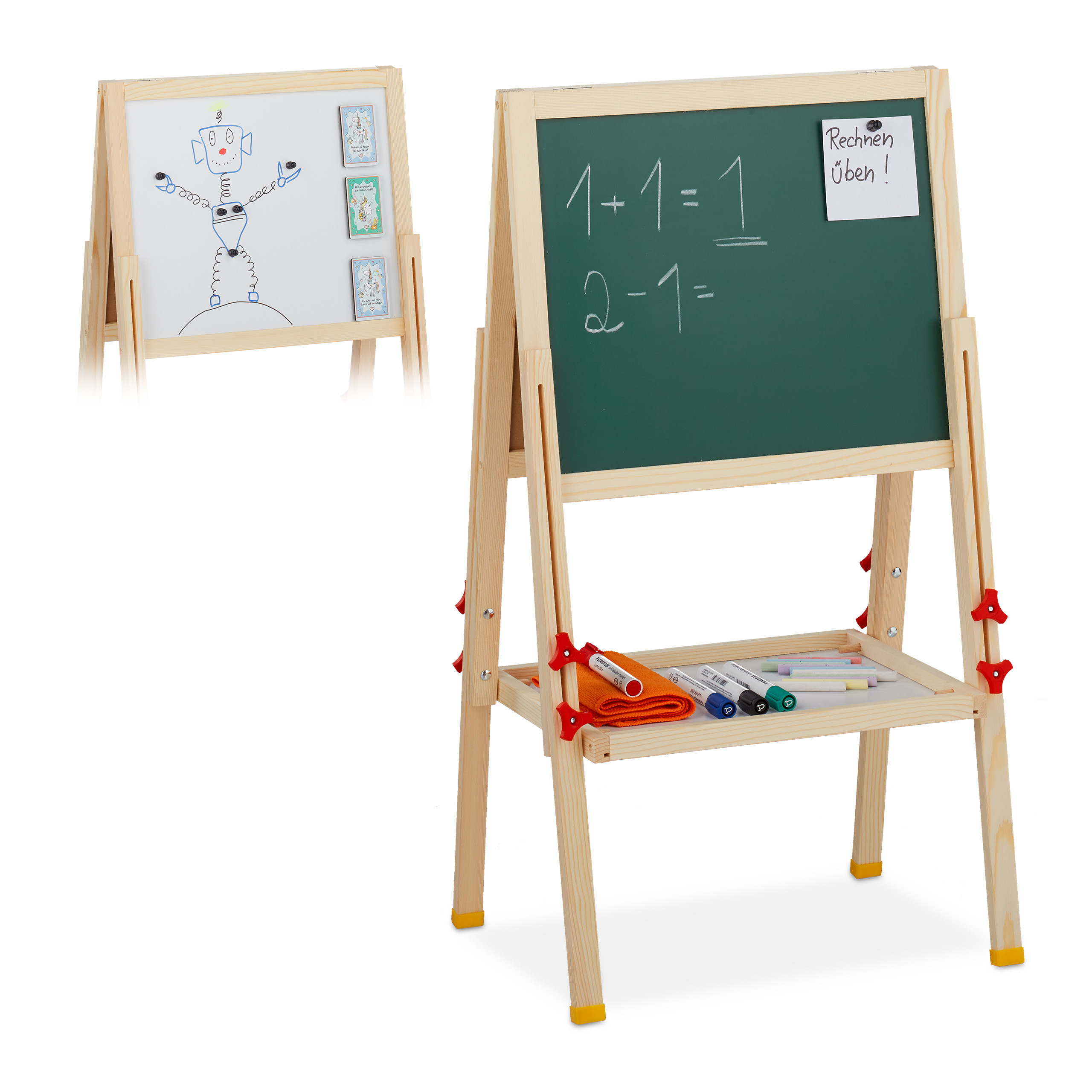 Height-Adjustable Kids Drawing Table
