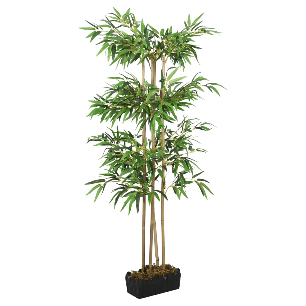 Vidaxl Artificial Bamboo Tree, Plant With 988 Leaves, Artificial Decorative Tree For Indoor Outdoor, Artificial , 150 Cm