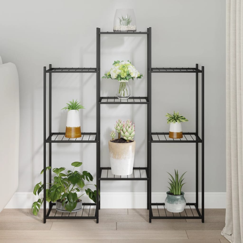 Image of Vidaxl Flower Stand, Tall Plant Stand, Plant Shelf, Flower Shelf, Display Shelf, Metal Plant Stand, Holder