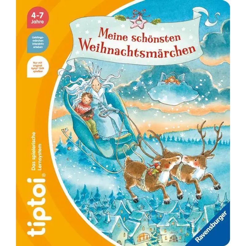 Image of Anja Kiel: Tiptoi My Most Beautiful Christmas Fairy Tales / Book / German / 2022 / Ravensburger Publishing