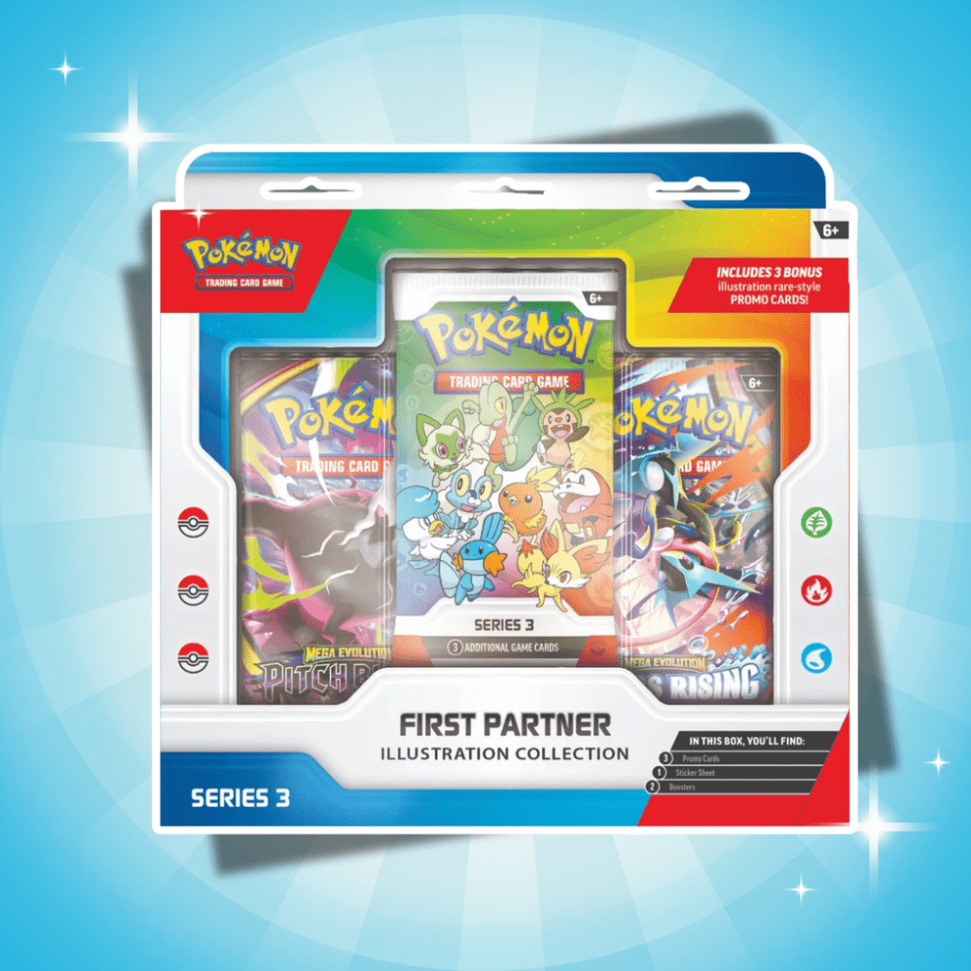 Image of First Partner Illustration Collection – 3 Promotional Cards + 2 Booster Packs English