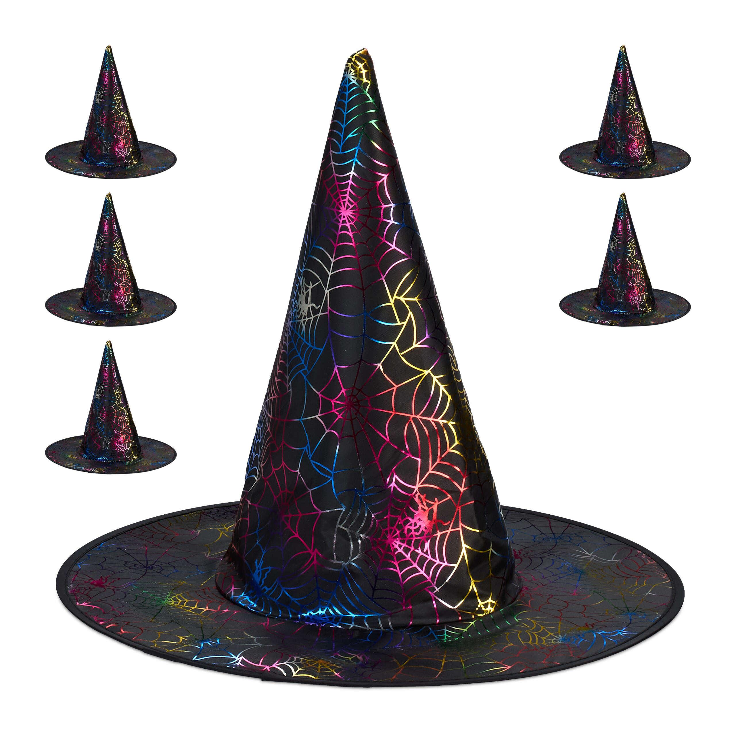 Hat With Spiderwebs 6-piece Set