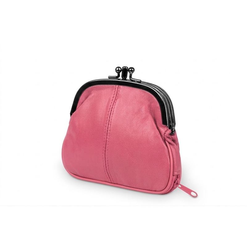 Image of Medium Leather Wallet Kaletnik Pink