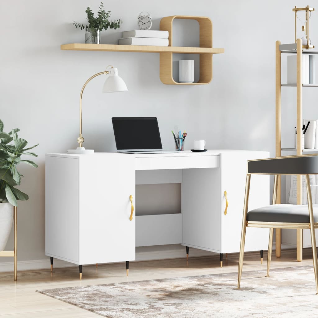 Image of Vidaxl Desk Desks Office Table Computer Table Laptop Table Pc Table Work Table Study Table Office Furniture